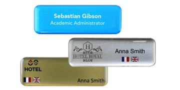 Premium Impress Name Badge, 75 X 25 mm